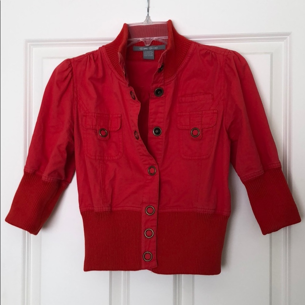 Sans Souci Cropped Bomber Jacket
